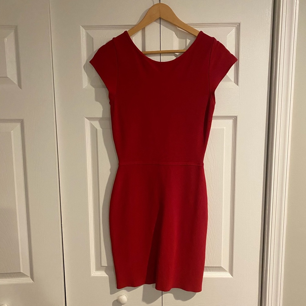 BCBG red dress